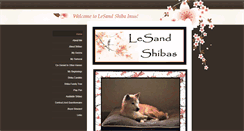 Desktop Screenshot of lesandshibainu.com